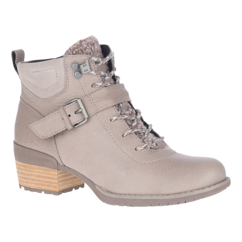 Bottes Merrell Shiloh II Lace Waterproof Grise Femme | E.R.ELOI